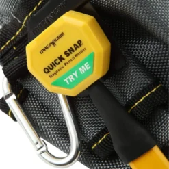 MagnoGrip 9-Pocket Magnetic Maintenance Tool Pouch with Quick Snap Pencil Holder -Gripstor Sales Store gray magnogrip tool belts 002 870 40 1000