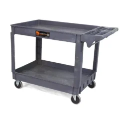 WEN 25.5 in. x 46 in. 500 lbs. Capacity Extra-Wide Service Utility Cart -Gripstor Sales Store gray wen tool carts 73004t 4f 1000