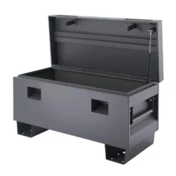 TRINITY 36 in. Job Site Box, Gray -Gripstor Sales Store matte powder coated finish trinity jobsite boxes txkpgr 0502 4f 1000