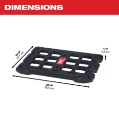 Milwaukee PACKOUT Wall and Floor Mounting Plate -Gripstor Sales Store milwaukee garage cabinet accessories 48 22 8485 40 1000