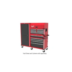 Milwaukee 27 in. 4-Shelf Tool Locker -Gripstor Sales Store red and black milwaukee side tool cabinets lockers 48 22 8586 44 1000
