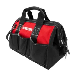 Husky 15 in. 8 Pocket Zippered Tool Bag -Gripstor Sales Store red black husky tool bags hd60015 th 4f 1000