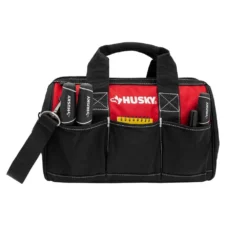 Husky 15 in. 8 Pocket Zippered Tool Bag -Gripstor Sales Store red black husky tool bags hd60015 th c3 1000