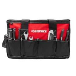 Husky 18 in. 14 Pocket Zippered Tool Bag -Gripstor Sales Store red black husky tool bags hd60018 th 4f 1000
