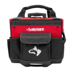Husky 14 in. Rolling Tool Bag with Stackable 12 in. Tool Bag -Gripstor Sales Store red black husky tool bags hd650142 th bd 40 1000