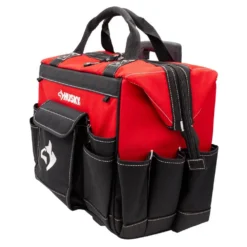 Husky 18 in. 18 Pocket Rolling Tool Bag -Gripstor Sales Store red black husky tool bags hd65018 th 1f 1000