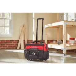 Husky 18 in. 18 Pocket Rolling Tool Bag -Gripstor Sales Store red black husky tool bags hd65018 th 31 1000