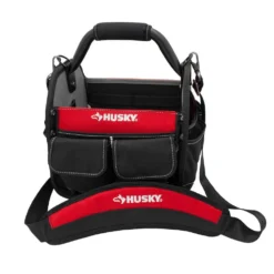 Husky 10 in. 15 Pocket Open Top Tool Bag 19 Husky 10 in. 15 Pocket Open Top Tool Bag -Gripstor Sales Store red black husky tool bags hd70010 th 44 1000