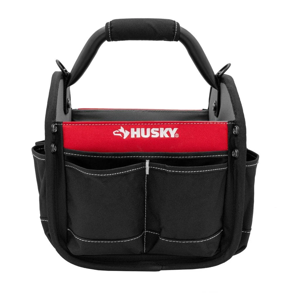 Husky 10 in. 15 Pocket Open Top Tool Bag 6 Husky 10 in. 15 Pocket Open Top Tool Bag - Image 4