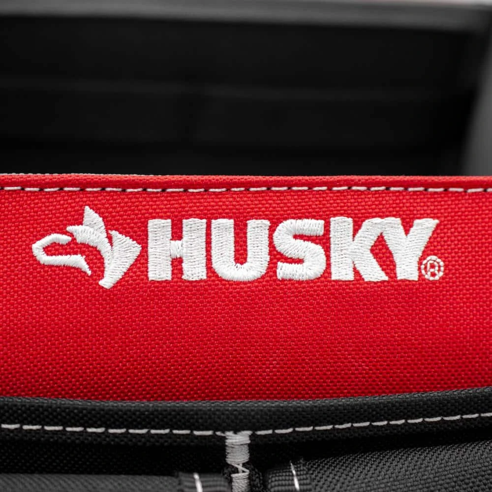 Husky 10 in. 15 Pocket Open Top Tool Bag 11 Husky 10 in. 15 Pocket Open Top Tool Bag - Image 9