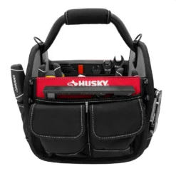 Husky 10 in. 15 Pocket Open Top Tool Bag 16 Husky 10 in. 15 Pocket Open Top Tool Bag -Gripstor Sales Store red black husky tool bags hd70010 th c3 1000