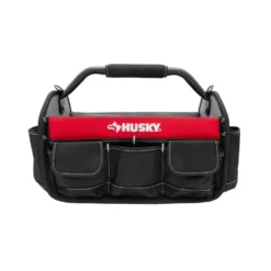 Husky 17 in. 18 Pocket Open Top Tool Bag -Gripstor Sales Store red black husky tool bags hd70017 th 66 1000