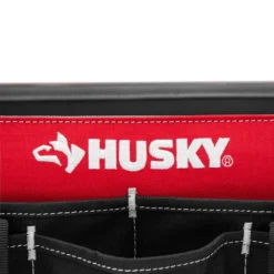 Husky 17 in. 18 Pocket Open Top Tool Bag -Gripstor Sales Store red black husky tool bags hd70017 th fa 1000