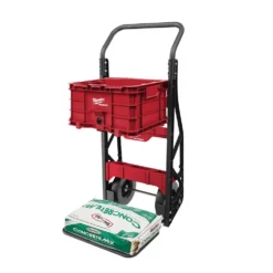 Milwaukee PACKOUT 20 in. 2-Wheel Utility Cart with (2) PACKOUT Tool Storage Crates 21 Milwaukee PACKOUT 20 in. 2-Wheel Utility Cart with (2) PACKOUT Tool Storage Crates -Gripstor Sales Store red black milwaukee modular tool storage systems 48 22 8415 48 22 8440x2 66 1000