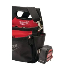 Milwaukee 15-Pocket Electricians Work Pouch/Holster with Quick Adjust Belt -Gripstor Sales Store red black milwaukee tool belts 48 22 8112 1d 1000