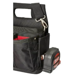 Milwaukee 15-Pocket Electricians Tool Holder with Quick Adjust Belt and 6-in-1 Wire Stripper Pliers -Gripstor Sales Store red black milwaukee tool belts 48 22 8112 48 22 3079 1d 1000