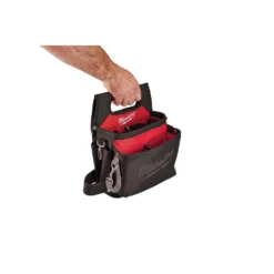 Milwaukee 15-Pocket Electricians Tool Holder with Quick Adjust Belt and 6-in-1 Wire Stripper Pliers -Gripstor Sales Store red black milwaukee tool belts 48 22 8112 48 22 3079 77 1000