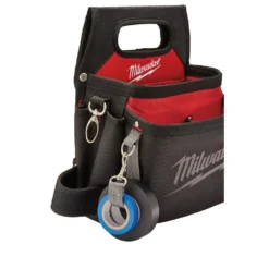 Milwaukee 15-Pocket Electricians Work Pouch/Holster with Quick Adjust Belt -Gripstor Sales Store red black milwaukee tool belts 48 22 8112 4f 1000