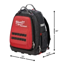 Milwaukee 15 in. PACKOUT Backpack with Hand Tool Set (5-Pieces) -Gripstor Sales Store red milwaukee modular tool storage systems 48 22 8301 48 22 1503 c3 1000