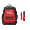 Milwaukee 15 in. PACKOUT Backpack with FASTBACK 6-In-1 Folding Utility Knife and FASTBACK Compact Folding Utility Knife Set -Gripstor Sales Store red milwaukee modular tool storage systems 48 22 8301 48 22 1505q 64 1000