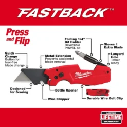 Milwaukee 15 in. PACKOUT Backpack with FASTBACK 6-In-1 Folding Utility Knife and FASTBACK Compact Folding Utility Knife Set 18 Milwaukee 15 in. PACKOUT Backpack with FASTBACK 6-In-1 Folding Utility Knife and FASTBACK Compact Folding Utility Knife Set -Gripstor Sales Store red milwaukee modular tool storage systems 48 22 8301 48 22 1505q a0 1000