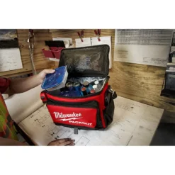 Milwaukee 15 in. PACKOUT Backpack with PACKOUT Cooler Bag -Gripstor Sales Store red milwaukee modular tool storage systems 48 22 8301 48 22 8302 44 1000