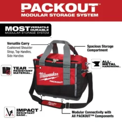 Milwaukee 15 in. PACKOUT Backpack with 15 in. Tool Bag 17 Milwaukee 15 in. PACKOUT Backpack with 15 in. Tool Bag -Gripstor Sales Store red milwaukee modular tool storage systems 48 22 8301 48 22 8321 a0 1000