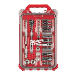 Milwaukee 15 in. PACKOUT Backpack and 3/8 in. Drive SAE Ratchet and Socket Mechanics Tool Set with PACKOUT Case (28-Piece) -Gripstor Sales Store red milwaukee modular tool storage systems 48 22 8301 48 22 9481 c3 1000
