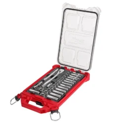 Milwaukee 15 in. PACKOUT Backpack 3/8 in. Drive METRIC Ratchet and Socket Mechanics Tool Set with PACKOUT Case (32-Piece) -Gripstor Sales Store red milwaukee modular tool storage systems 48 22 8301 48 22 9482 77 1000