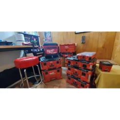 Milwaukee 15.75 in. PACKOUT Cooler Bag -Gripstor Sales Store red milwaukee modular tool storage systems 48 22 8302 77 1000