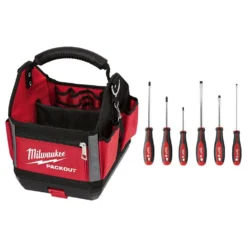 Milwaukee 10 in. PACKOUT Tote with Screwdriver Set (6-Pieces)