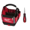 Milwaukee 10 in. PACKOUT Tote with 11-in-1 Multi-Tip Screwdriver with Square Drive Bits -Gripstor Sales Store red milwaukee modular tool storage systems 48 22 8310 48 22 2761 64 1000