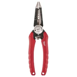 Milwaukee 10 in. PACKOUT Tote with 6-in-1 Wire Stripper Pliers -Gripstor Sales Store red milwaukee modular tool storage systems 48 22 8310 48 22 3079 4f 1000