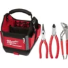 Milwaukee 10 in. PACKOUT Tote with Pliers Kit (3-Pieces) -Gripstor Sales Store red milwaukee modular tool storage systems 48 22 8310 48 22 6331 64 1000