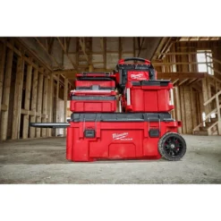 Milwaukee 15 in. PACKOUT Tote -Gripstor Sales Store red milwaukee modular tool storage systems 48 22 8315 1d 1000