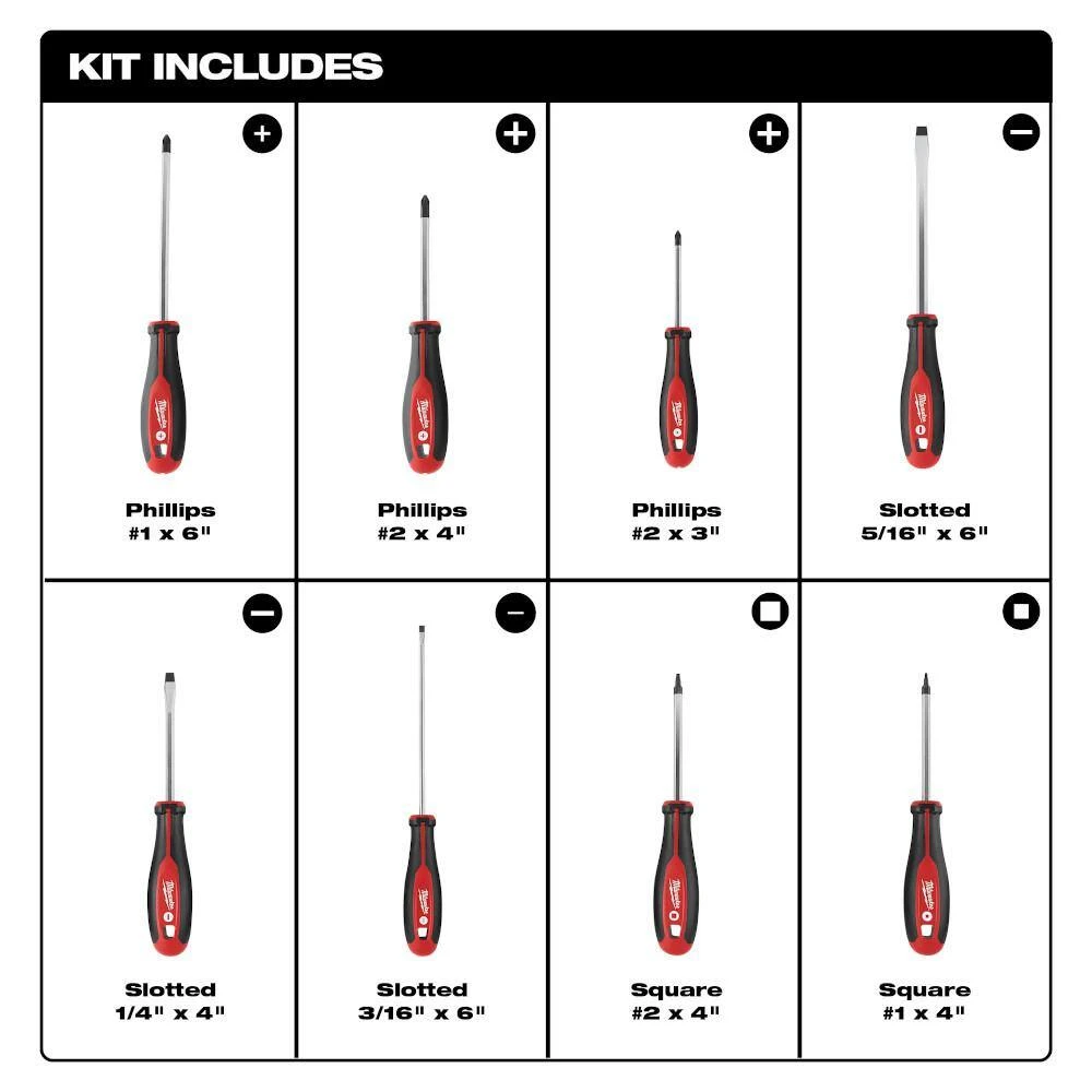 Milwaukee 15 in. Packout Tote with Screwdriver Set (8-Piece) 11 Milwaukee 15 in. Packout Tote with Screwdriver Set (8-Piece) - Image 9