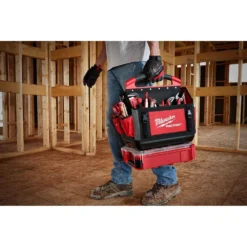 Milwaukee 15 in. PACKOUT Tote with 6-in-1 Wire Stripper Pliers -Gripstor Sales Store red milwaukee modular tool storage systems 48 22 8315 48 22 3079 1f 1000