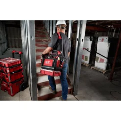 Milwaukee 15 in. PACKOUT Tote with 6-in-1 Wire Stripper Pliers -Gripstor Sales Store red milwaukee modular tool storage systems 48 22 8315 48 22 3079 4f 1000
