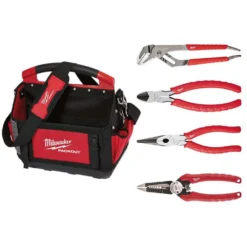 Gripstor Sales Store 10 Milwaukee PACKOUT Tote With Pliers Set (4-Piece)