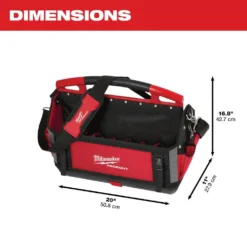 Milwaukee 20 in. PACKOUT Tote -Gripstor Sales Store red milwaukee modular tool storage systems 48 22 8320 40 1000
