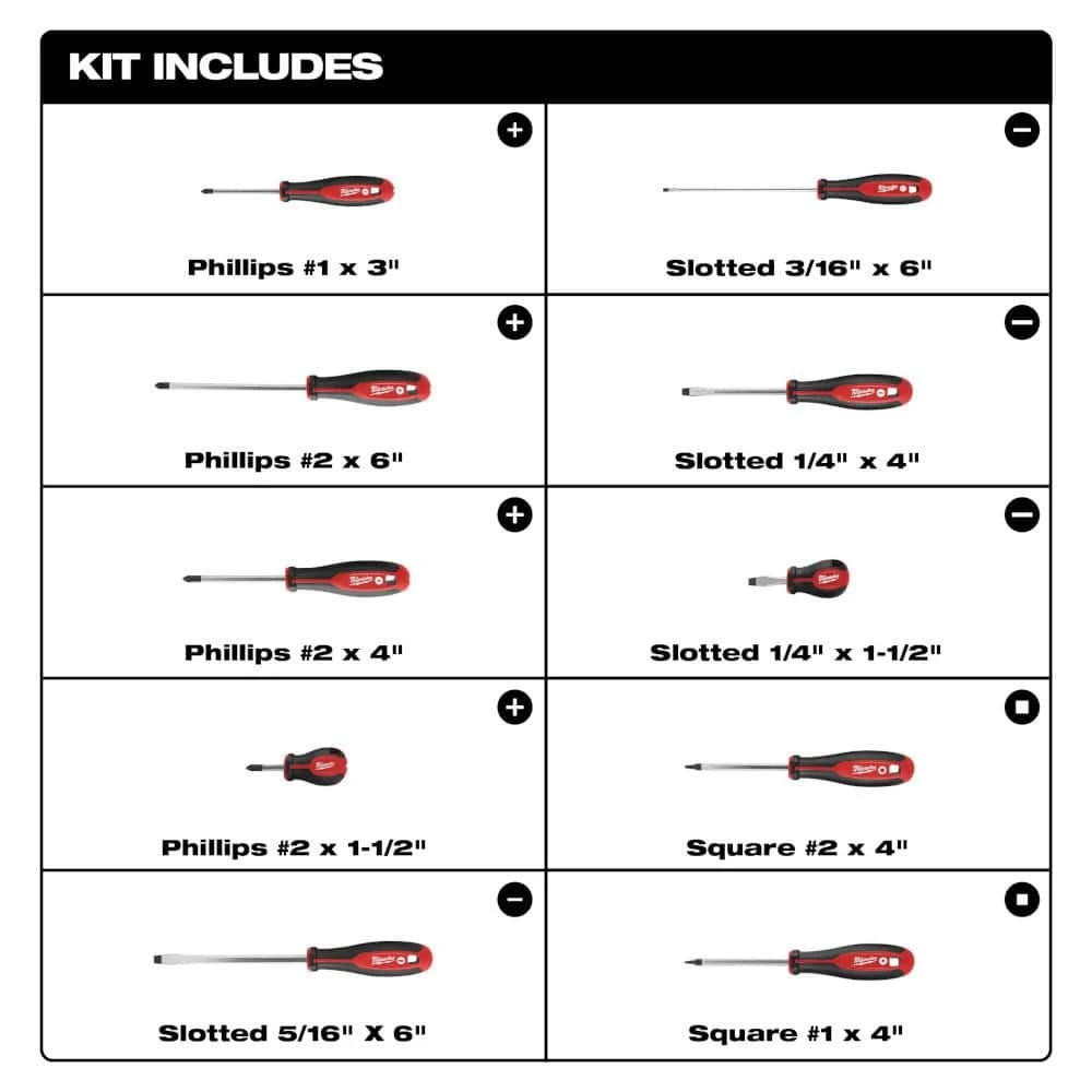Milwaukee 20 in. PACKOUT Tote with Screwdriver Set (11-Piece) 13 Milwaukee 20 in. PACKOUT Tote with Screwdriver Set (11-Piece) - Image 11
