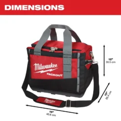 Milwaukee 15 in. PACKOUT Tool Bag with FASTBACK 6-In-1 Folding Utility Knife and FASTBACK Compact Folding Utility Knife Set -Gripstor Sales Store red milwaukee modular tool storage systems 48 22 8321 48 22 1505q 40 1000