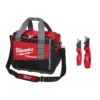Milwaukee 15 in. PACKOUT Tool Bag with FASTBACK 6-In-1 Folding Utility Knife and FASTBACK Compact Folding Utility Knife Set -Gripstor Sales Store red milwaukee modular tool storage systems 48 22 8321 48 22 1505q 64 1000