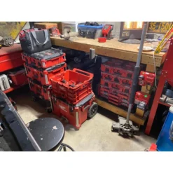 Milwaukee 15 in. PACKOUT Tool Bag -Gripstor Sales Store red milwaukee modular tool storage systems 48 22 8321 77 1000