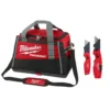 Milwaukee 20 in. PACKOUT Tool Bag with FASTBACK 6-In-1 Folding Utility Knife and FASTBACK Compact Folding Utility Knife Set -Gripstor Sales Store red milwaukee modular tool storage systems 48 22 8322 48 22 1505q 64 1000