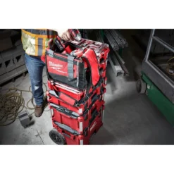 Milwaukee 20 in. PACKOUT Tool Bag with Multi-Size Zipper Tool Bags in Red (3-Pack) 22 Milwaukee 20 in. PACKOUT Tool Bag with Multi-Size Zipper Tool Bags in Red (3-Pack) -Gripstor Sales Store red milwaukee modular tool storage systems 48 22 8322 48 22 8183 1f 1000