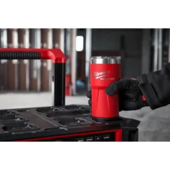 Milwaukee PACKOUT Red 20 oz. Tumbler -Gripstor Sales Store red milwaukee modular tool storage systems 48 22 8392r c3 1000