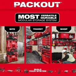 Milwaukee PACKOUT Red 30 oz. Tumbler -Gripstor Sales Store red milwaukee modular tool storage systems 48 22 8393r 76 1000