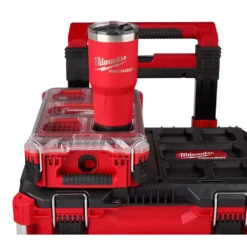 Milwaukee PACKOUT Red 30 oz. Tumbler -Gripstor Sales Store red milwaukee modular tool storage systems 48 22 8393r 77 1000