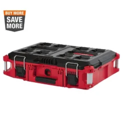 Milwaukee PACKOUT 22 in. Medium Red Tool Box with 75 lbs. Weight Capacity